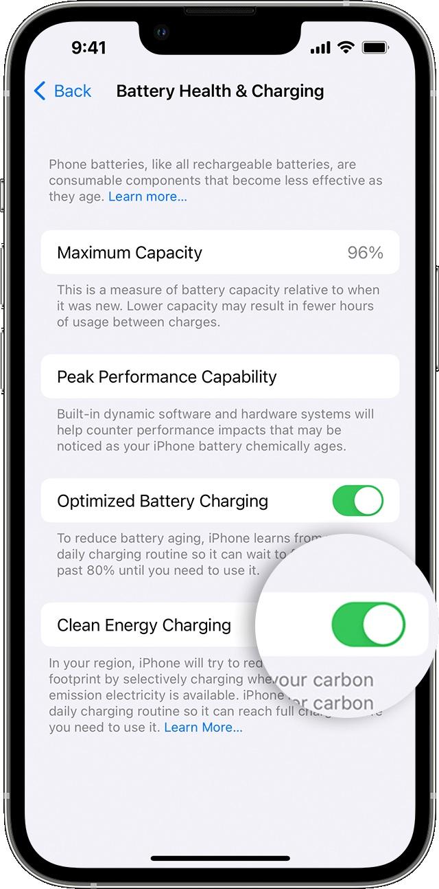 Apple Clean Charging Mode