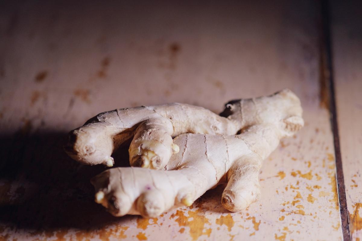 large piece of ginger root 