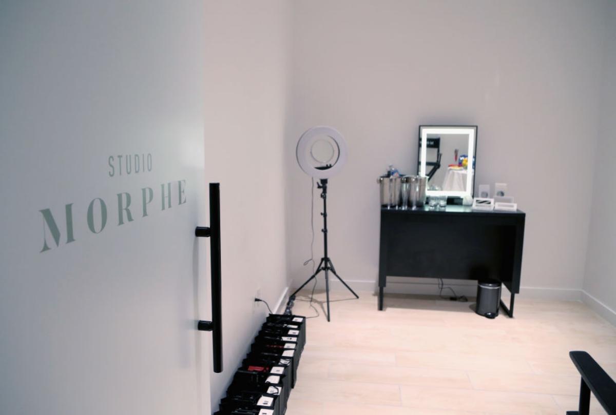Studio Morphe set at Morphe store