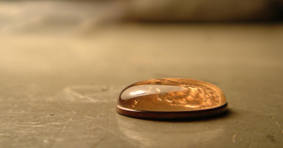 water on penny experiment