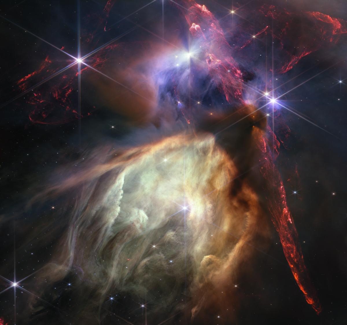 Image of the birth of a star.